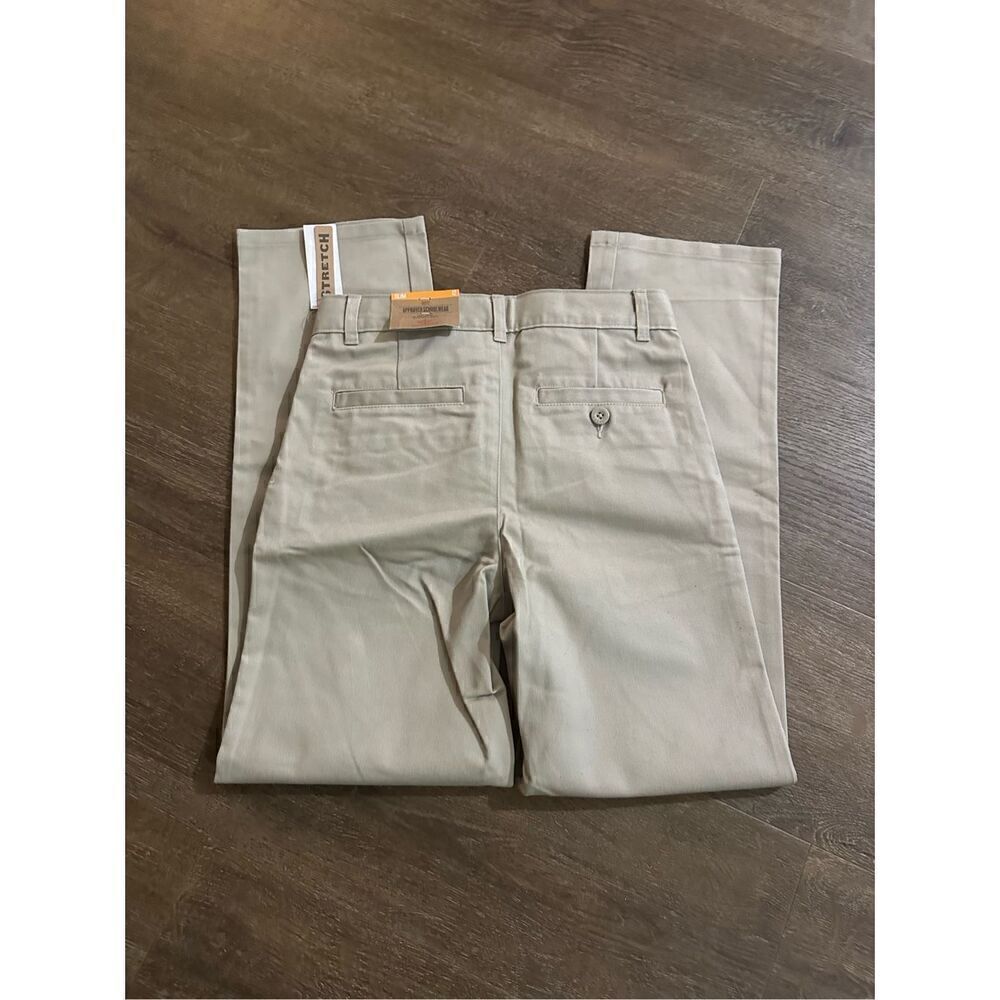 Dockers Boys Size 12 Slim Khaki Cotton Stretch School Pants New with Tags